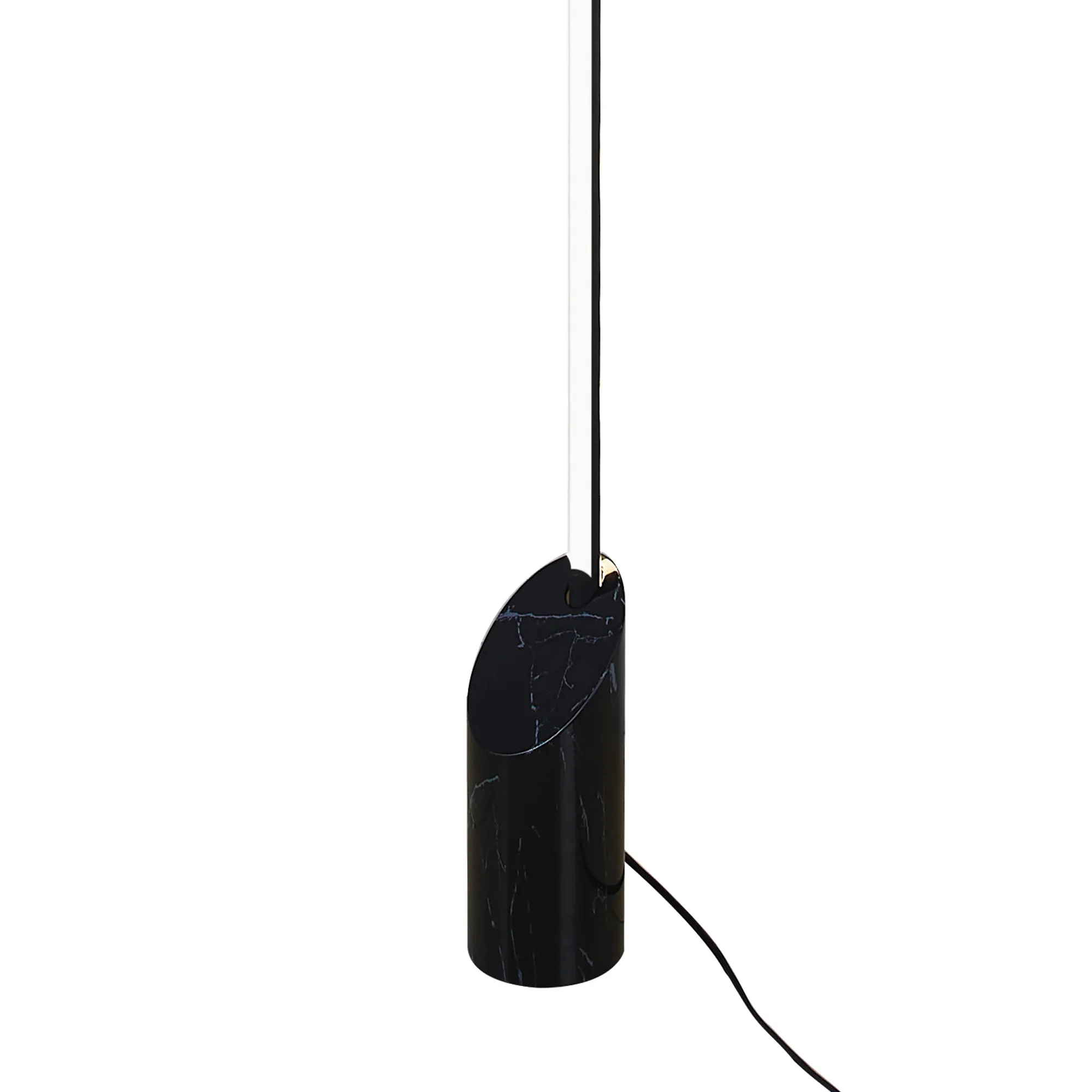 Marmol 180cm Floor Lamp 28W LED Black Marble M8513  Mantra Marmol